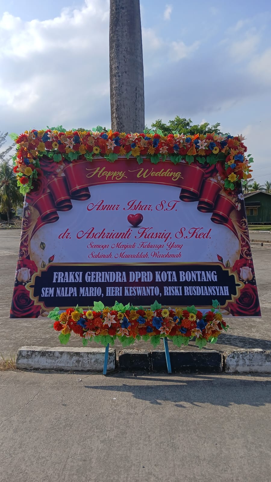 Papan Ucapan 2.5x2 (Desain C)