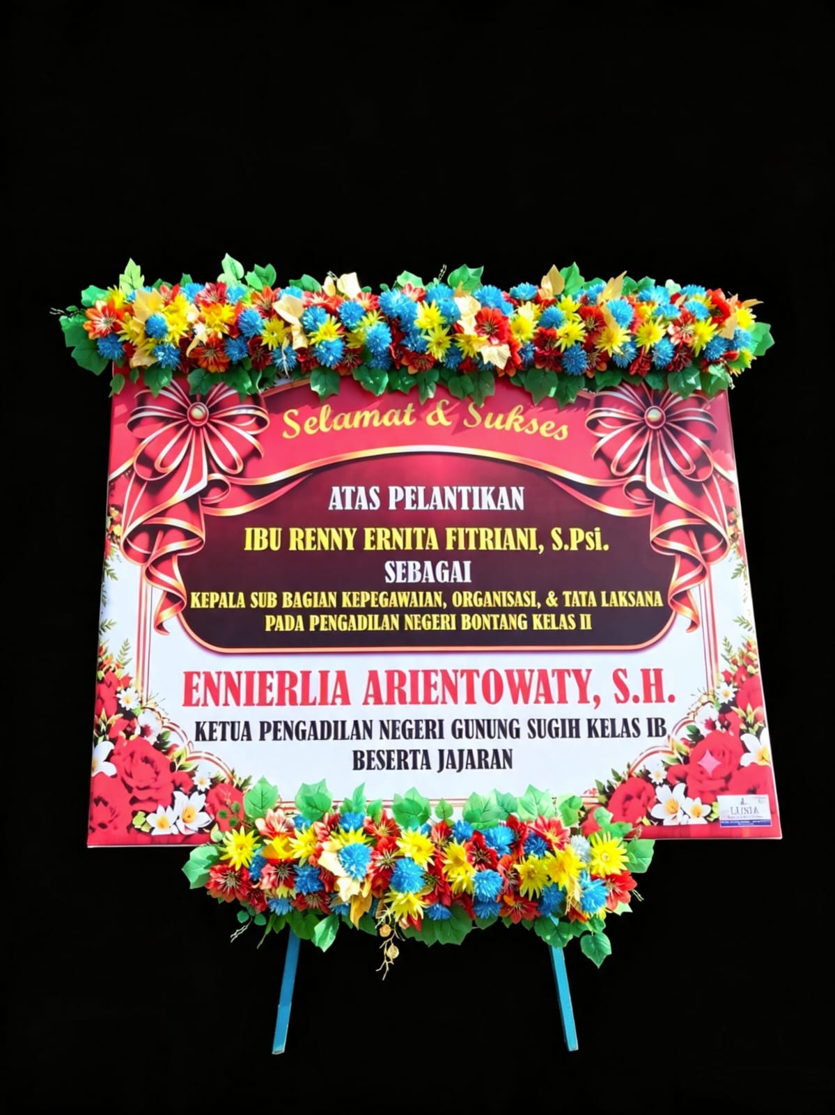 Papan Ucapan 1.5x2 (Desain A)