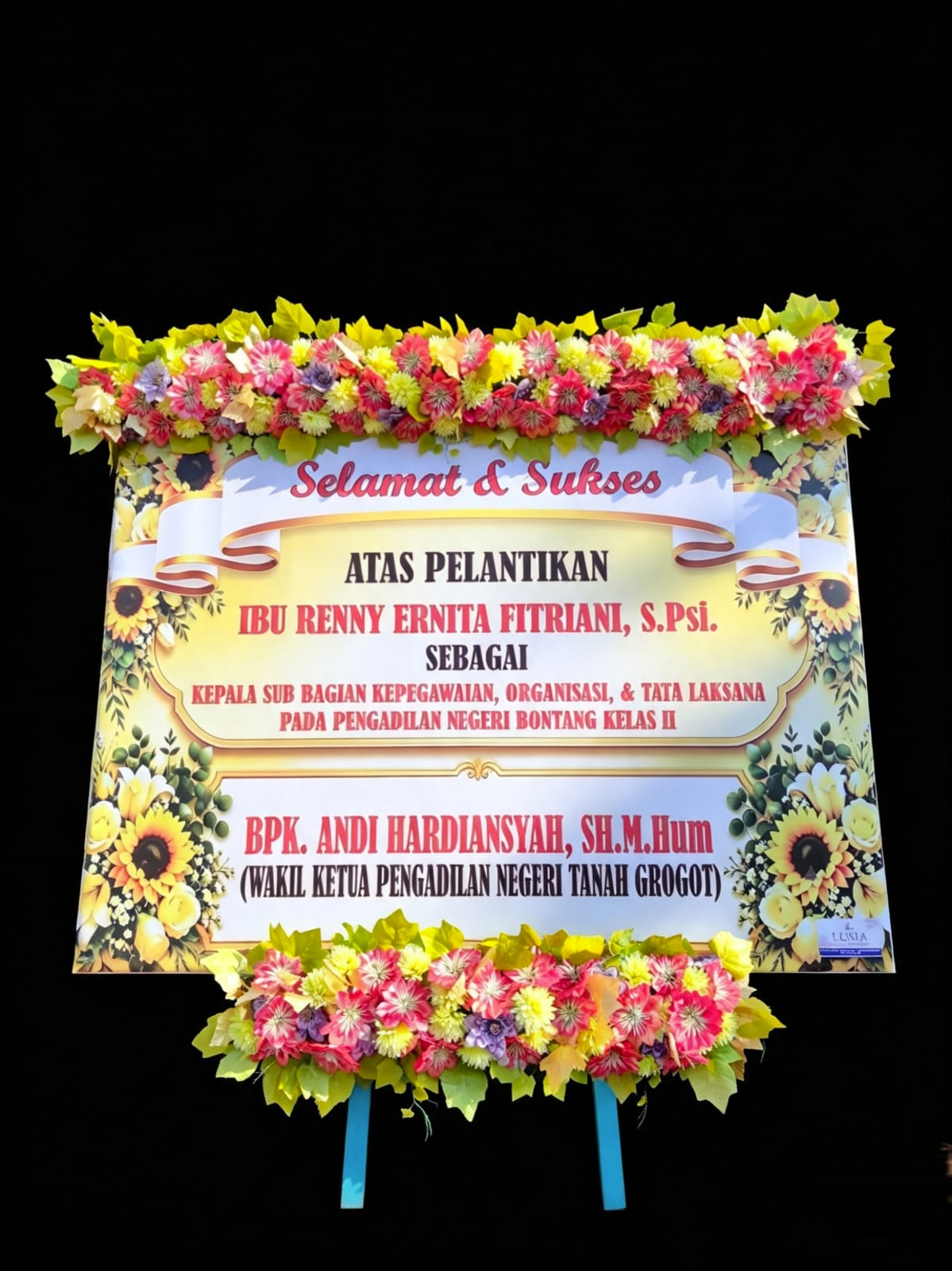 Papan Ucapan 1.5x2 (Desain B)